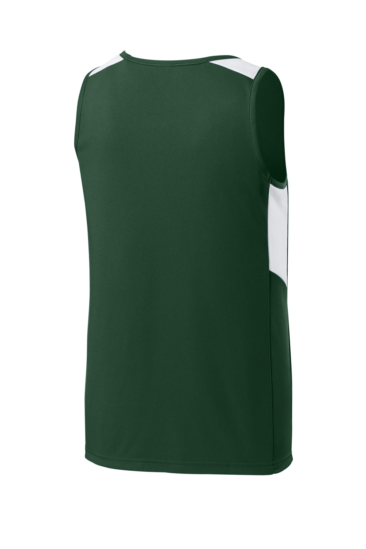 Sport-Tek YST446 Forest Green/ White