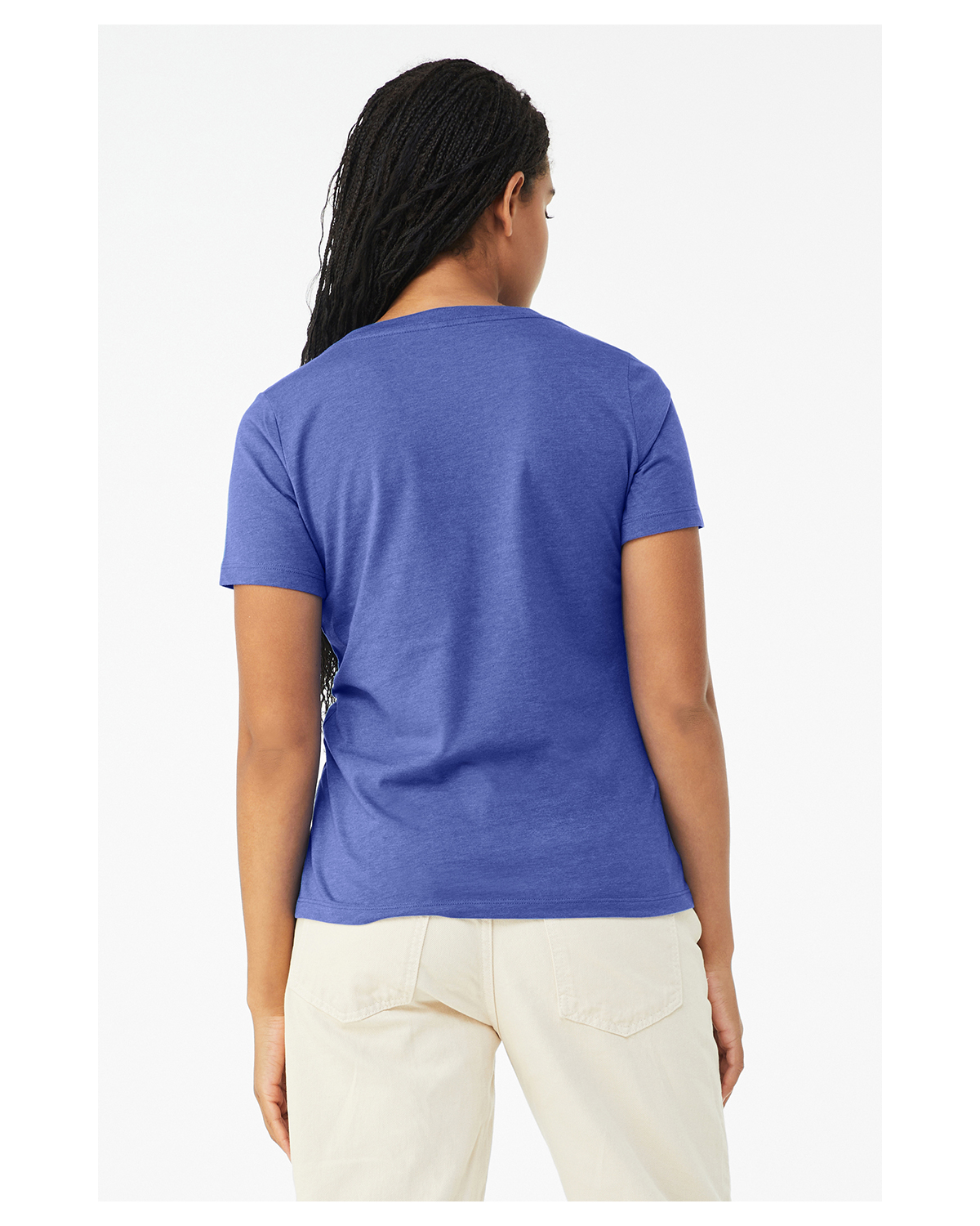 Bella + Canvas 6405CVC Heather True Royal