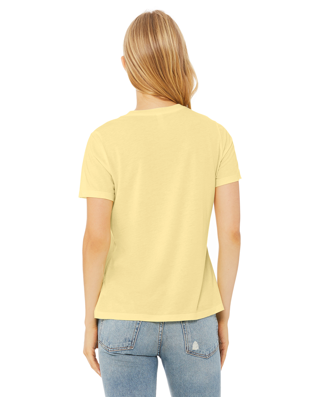 Bella + Canvas 6413 Pale Yellow Triblend