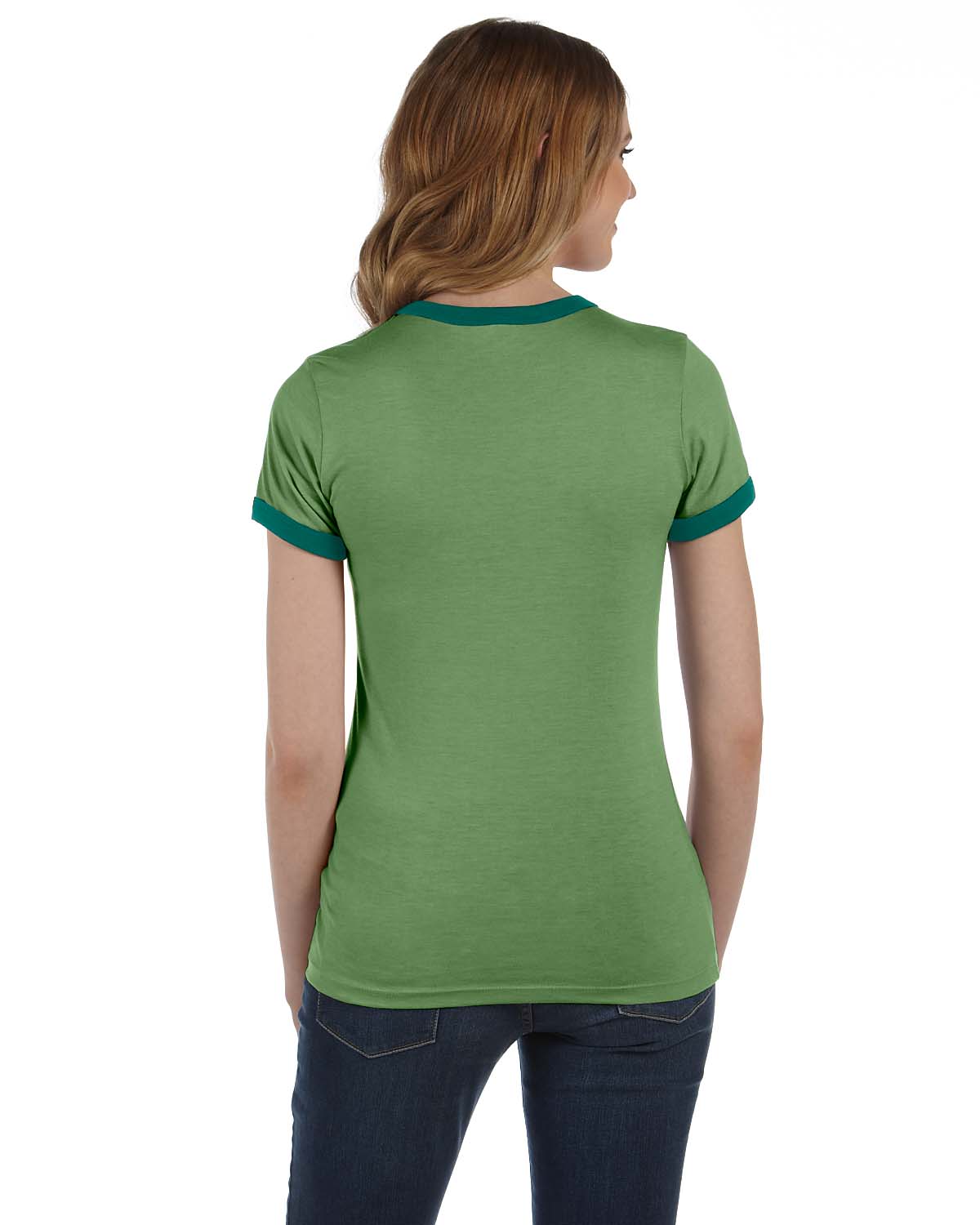 Bella + Canvas B6050 Heather Green / Forest