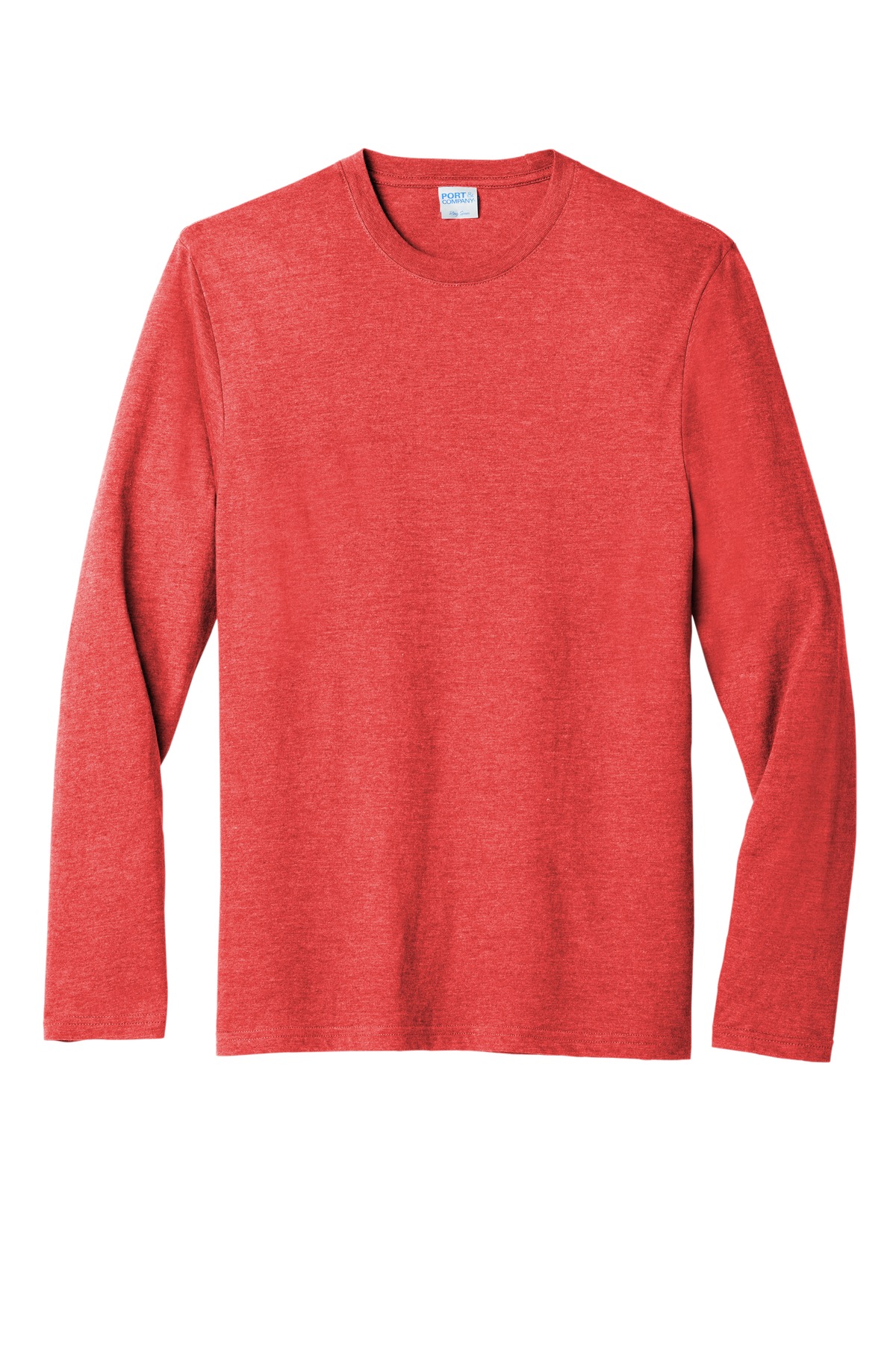 Port & Company PC330LS Bright Red Heather