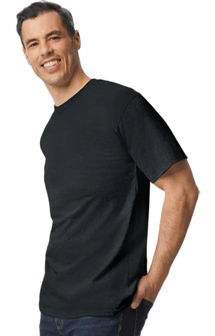 Gildan Ultra Cotton T-Shirt Uomo Manica Corta | G2000 Confezione Multipla | Grigio Sportivo Taglia XL | Cotone Pesante