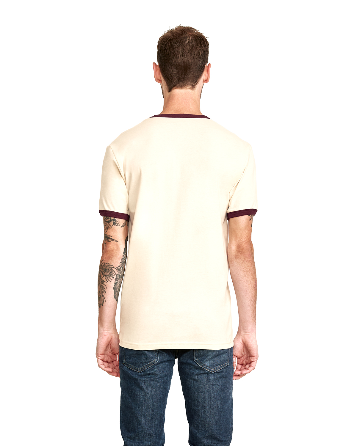 Next Level 3604 Natural / Maroon