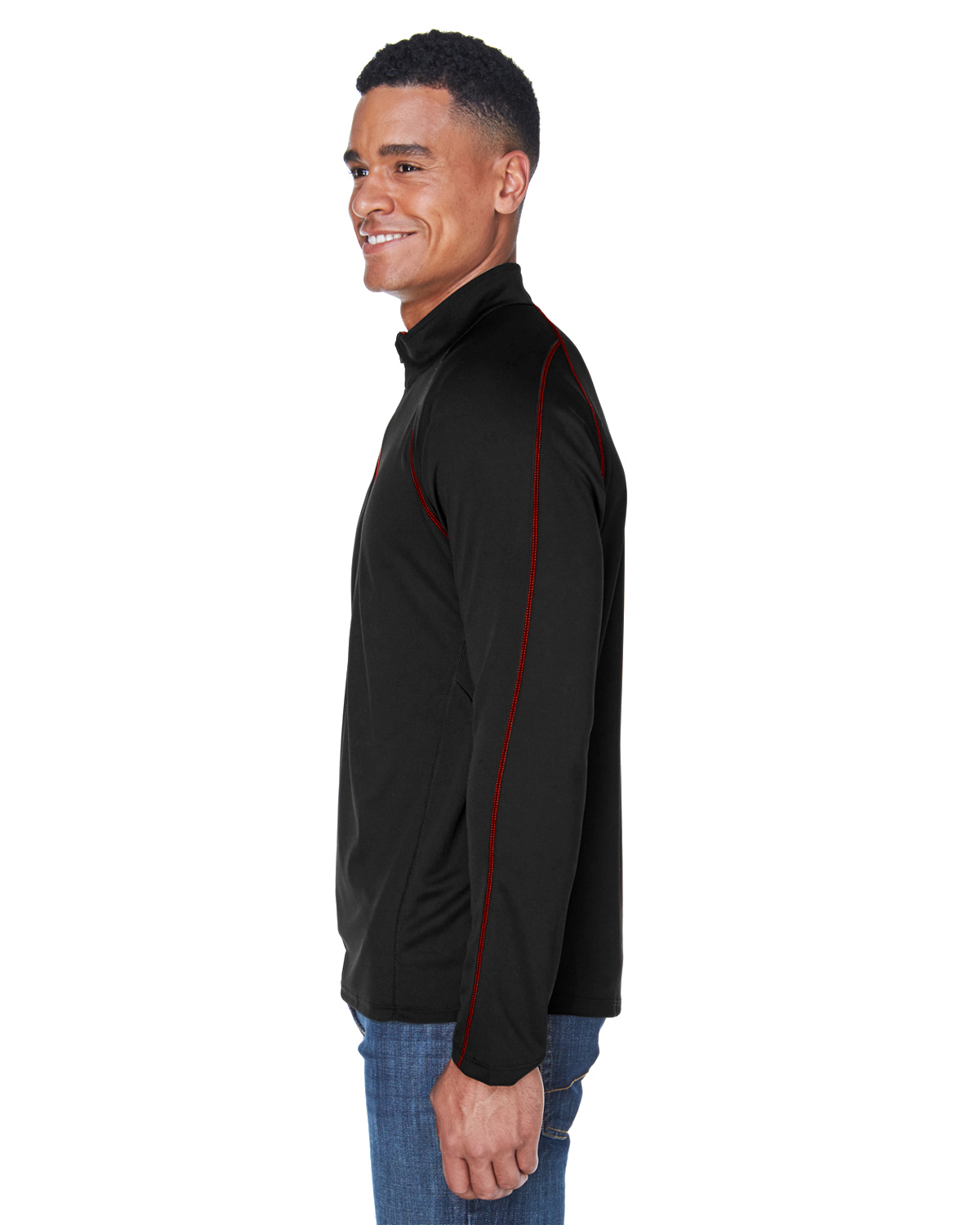 Ash City - North End 88187 Black / Classic Red