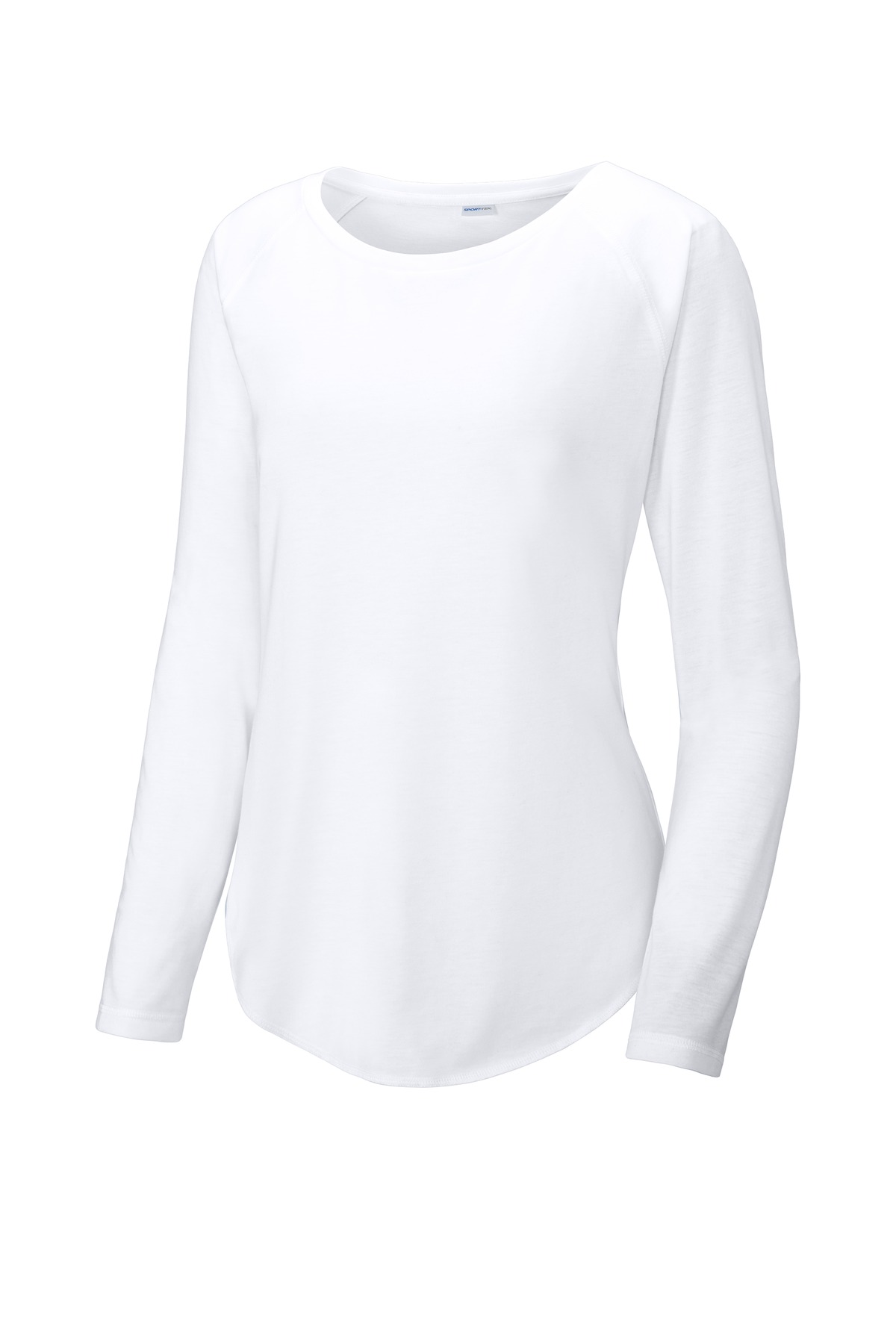 Sport-Tek LST400LS White Triad Solid