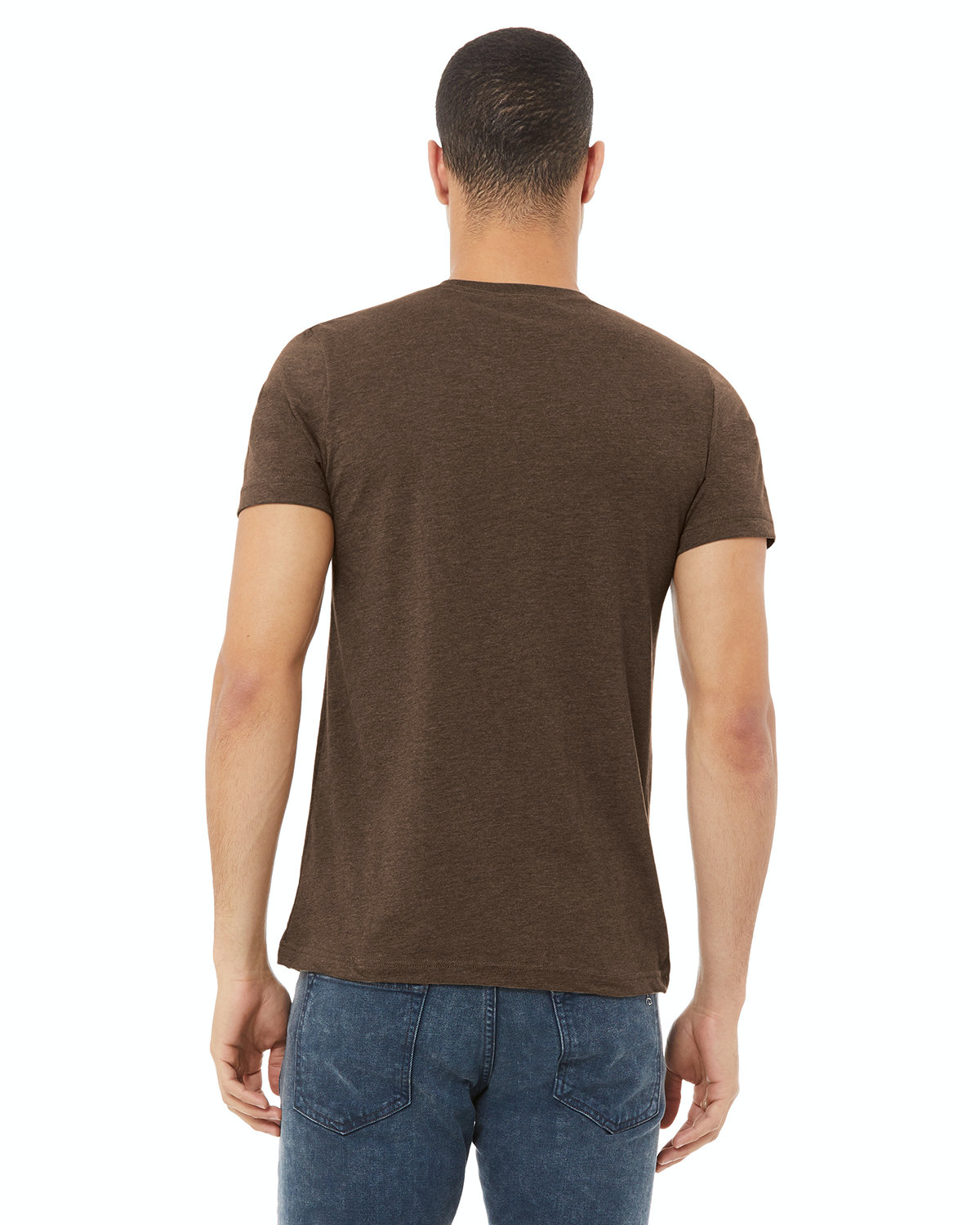 Bella + Canvas 3005CVC Heather Brown