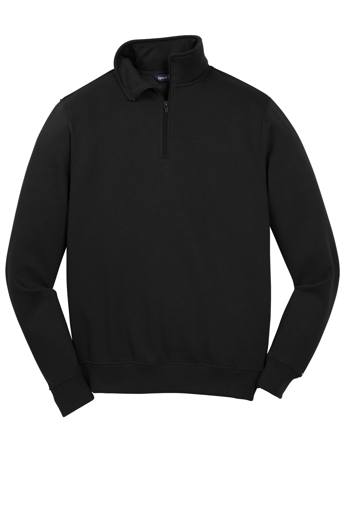 Sport Tek Tall 1/4 Zip Sweatshirt Tst253 Black | Jiffy