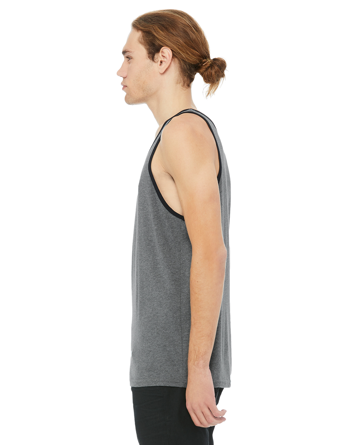 Bella + Canvas 3480 Heather Deep / Black