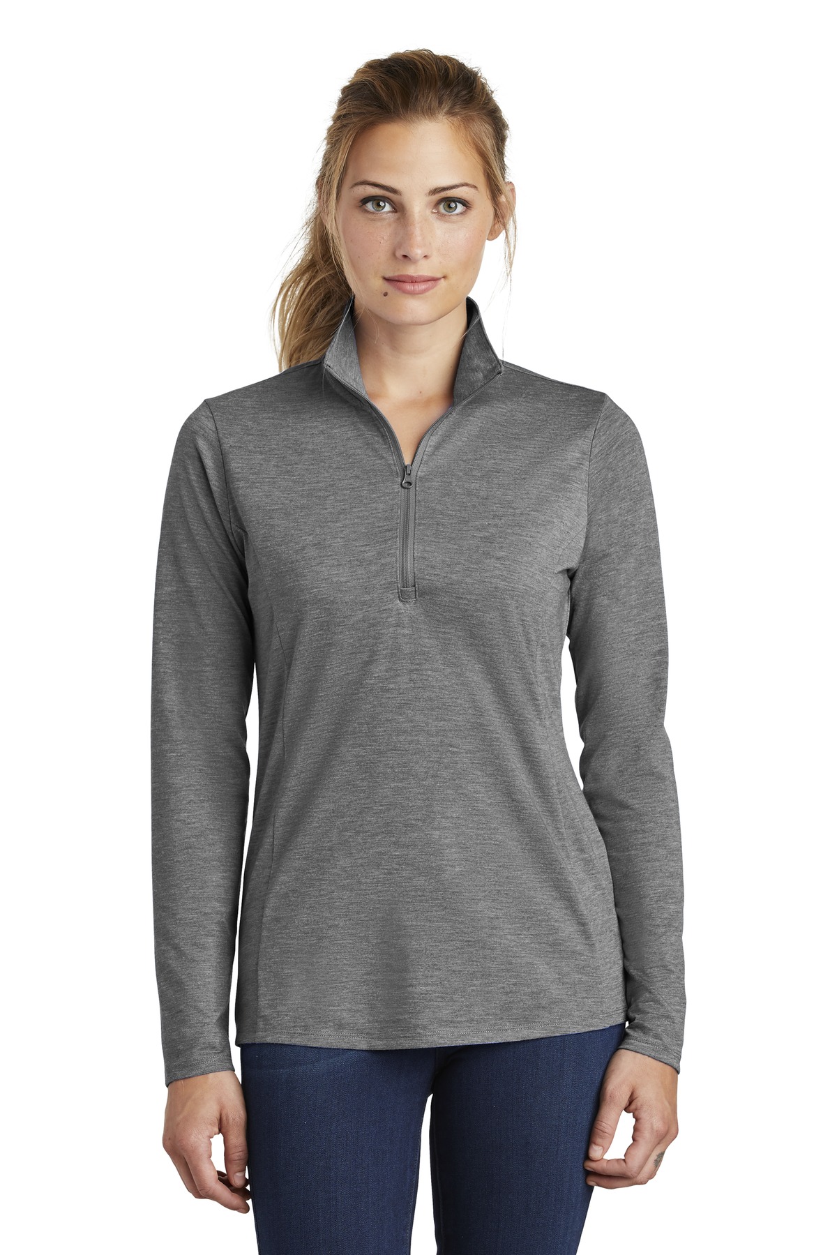 Sport-Tek LST407 Dark Gray Heather