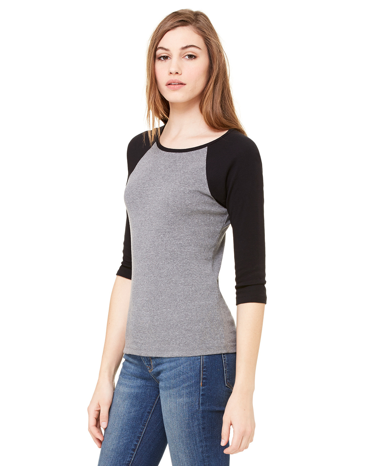 Bella + Canvas B2000 Heather Deep / Black