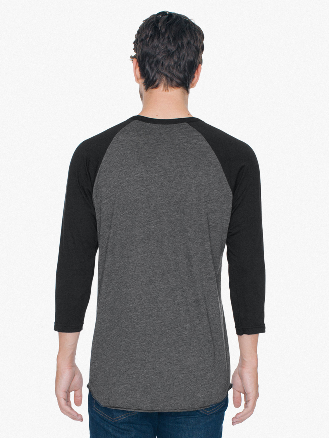 American Apparel BB453W Heather Black / Black