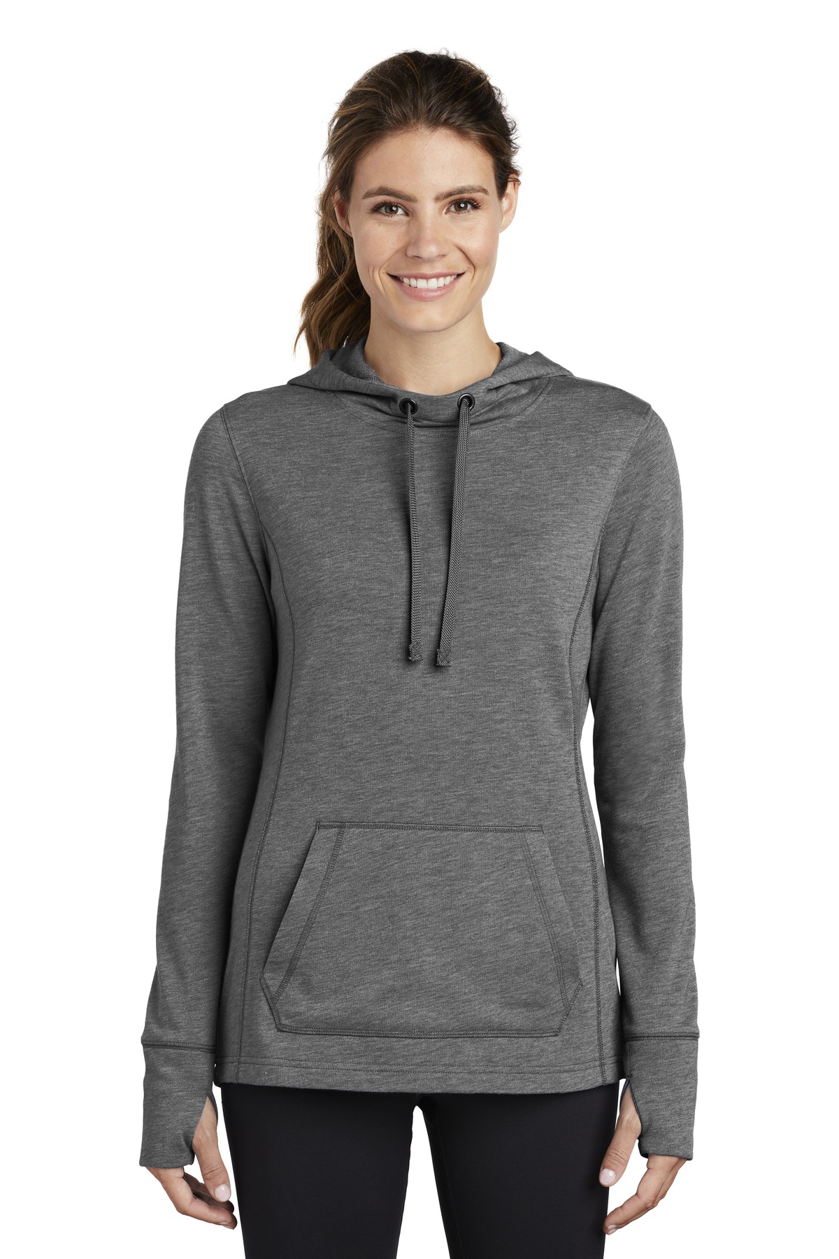 Sport-Tek LST296 Dark Gray Heather