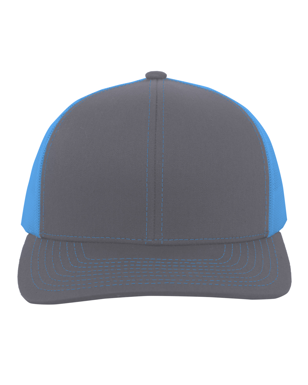 Pacific Headwear 0104PH Graphite / Neon Blue