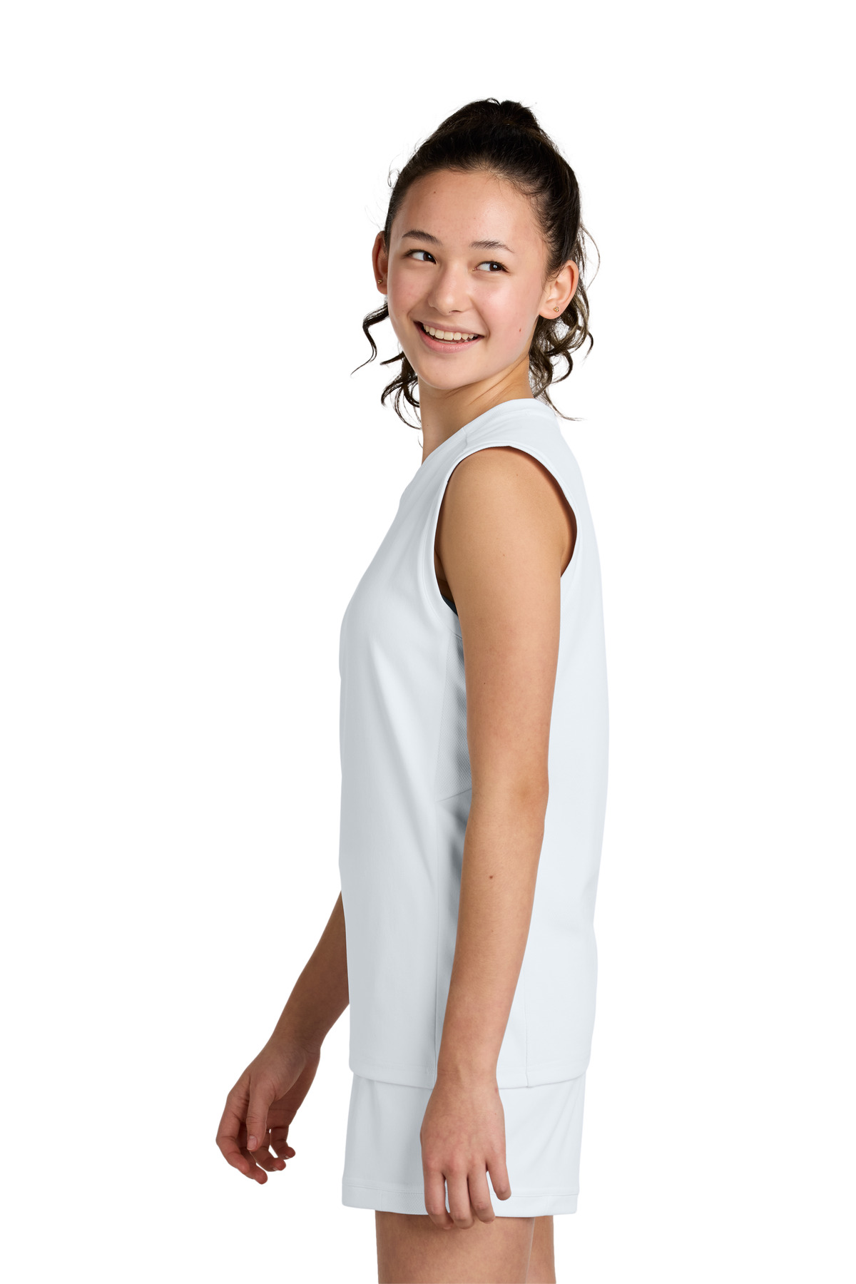 Sport-Tek YST441 White/ White