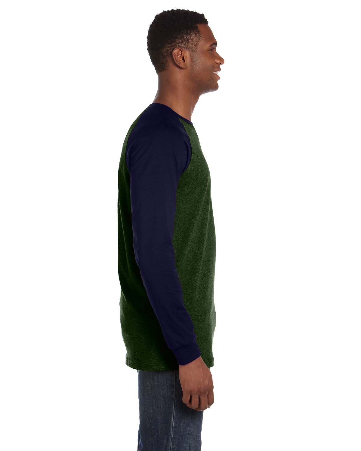 Bella + Canvas 3000C Olive / Navy