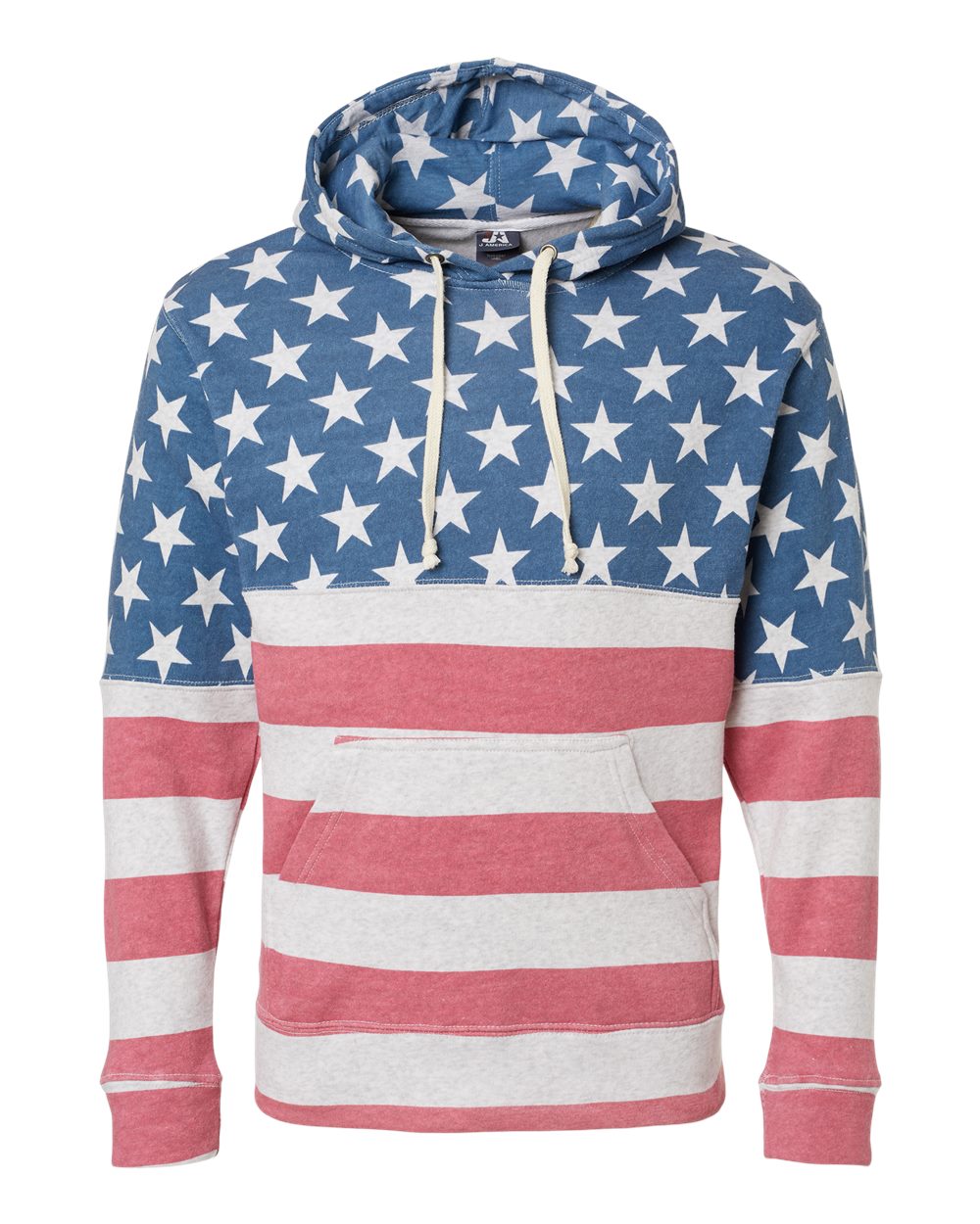 J America JA8871 Stars & Stripes Triblend