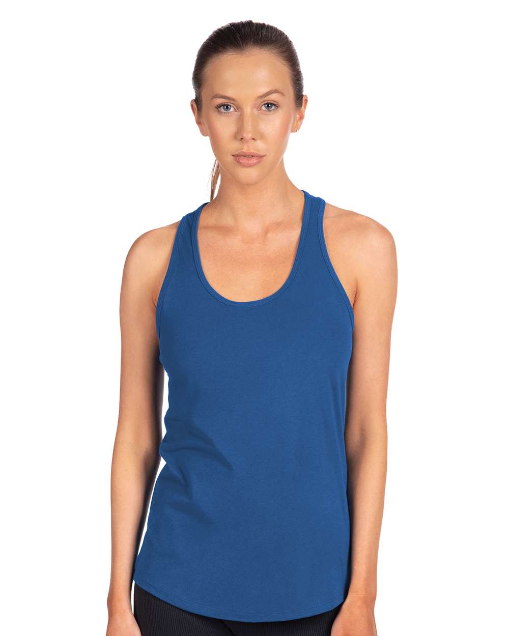 Next Level 1533 Racerback Tank Top - Lightweight Jersey, Royal Blue, Size Small - View #9