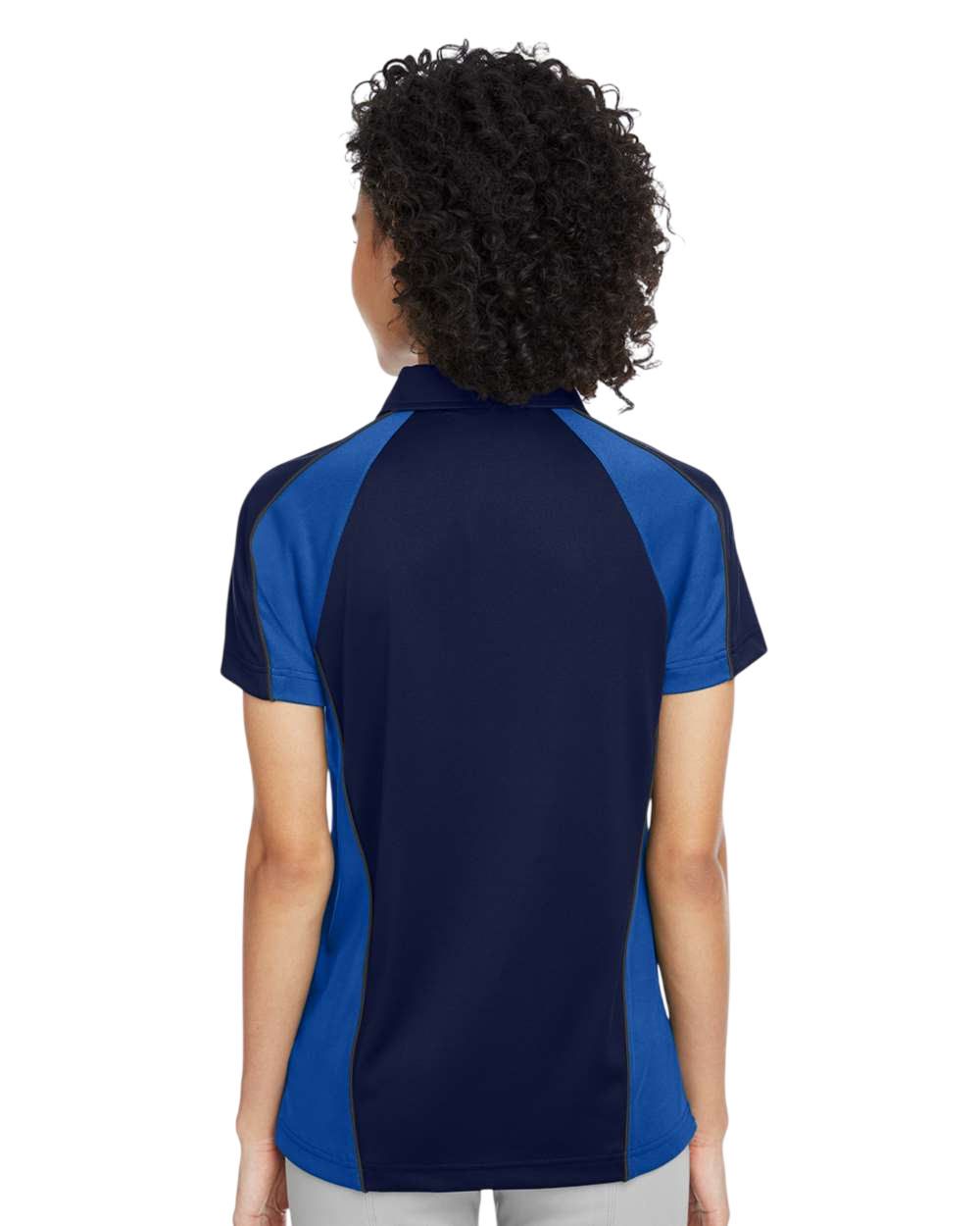 Harriton M385W Dark Navy / Teal Ry / Dark Ch