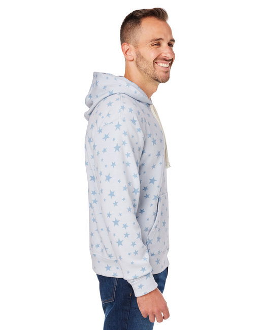 J America JA8871 Chambray Stars Triblend