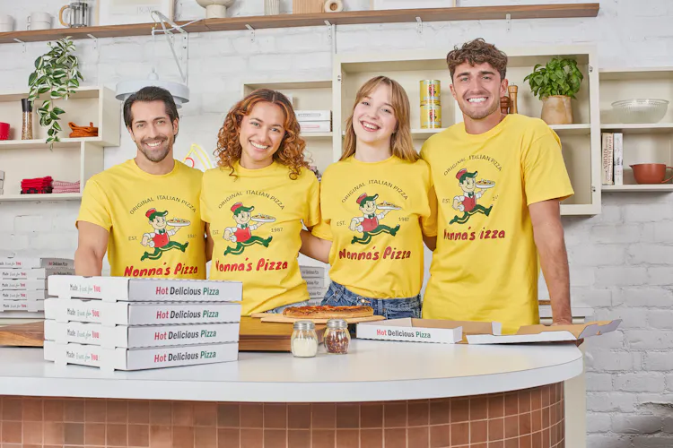 Custom printed shirts