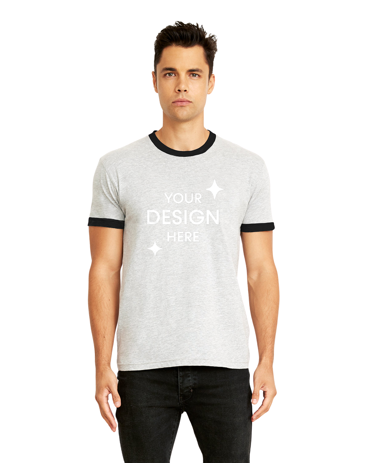 Heather Gray / Black