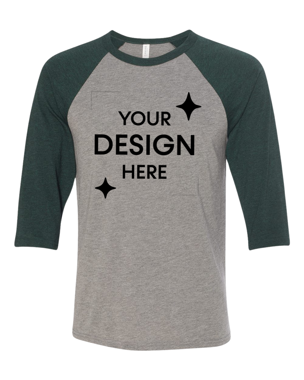 Gray / Emerald Triblend