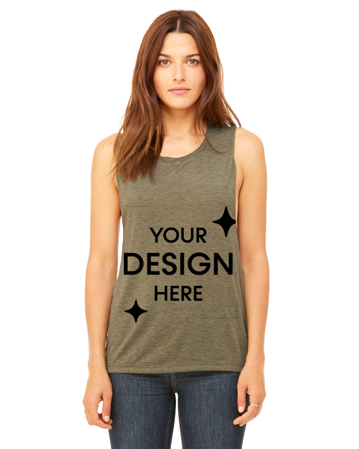 Bella + Canvas B8803 Heather Olive