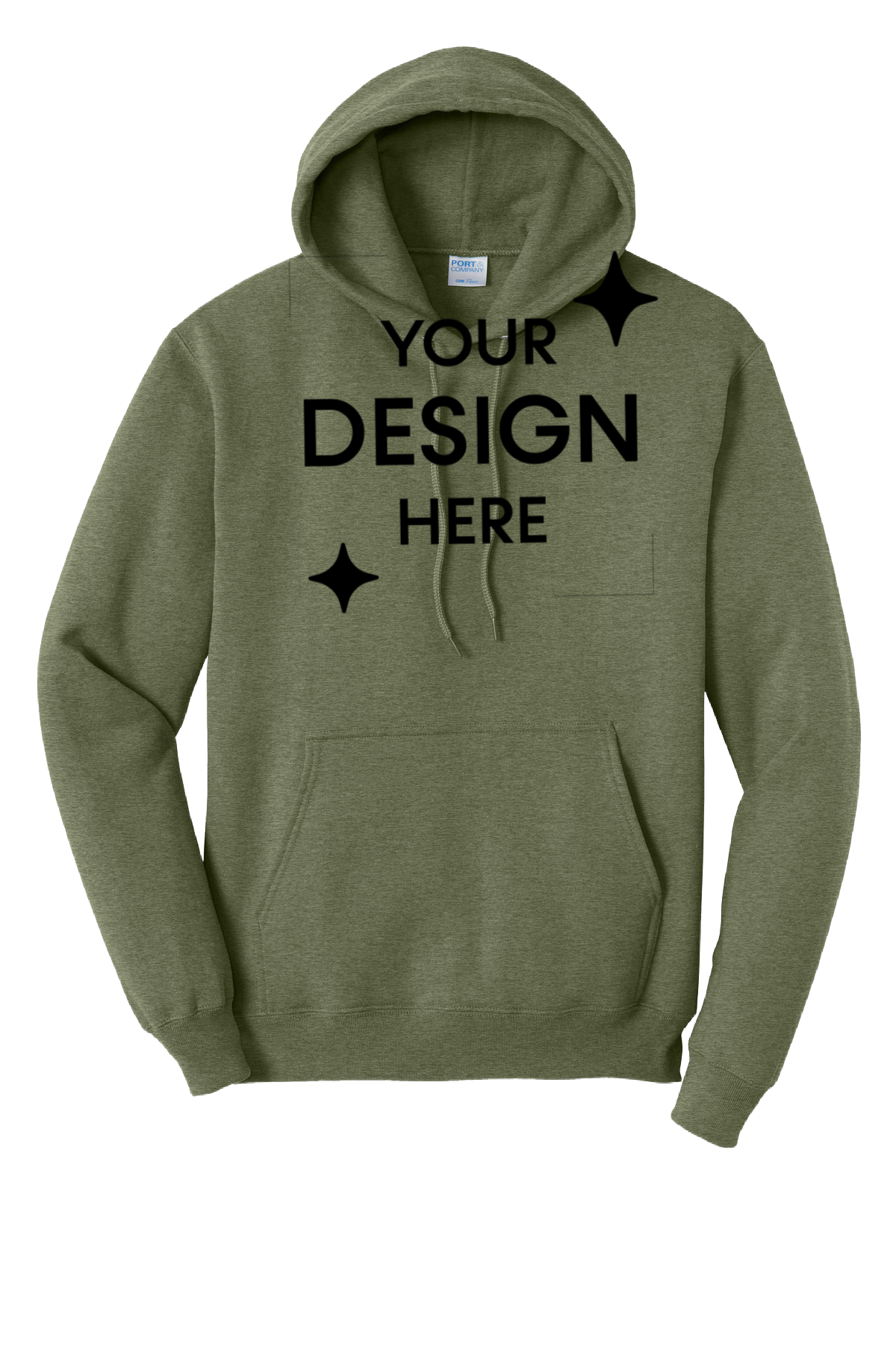 Olive Drab Green Heather