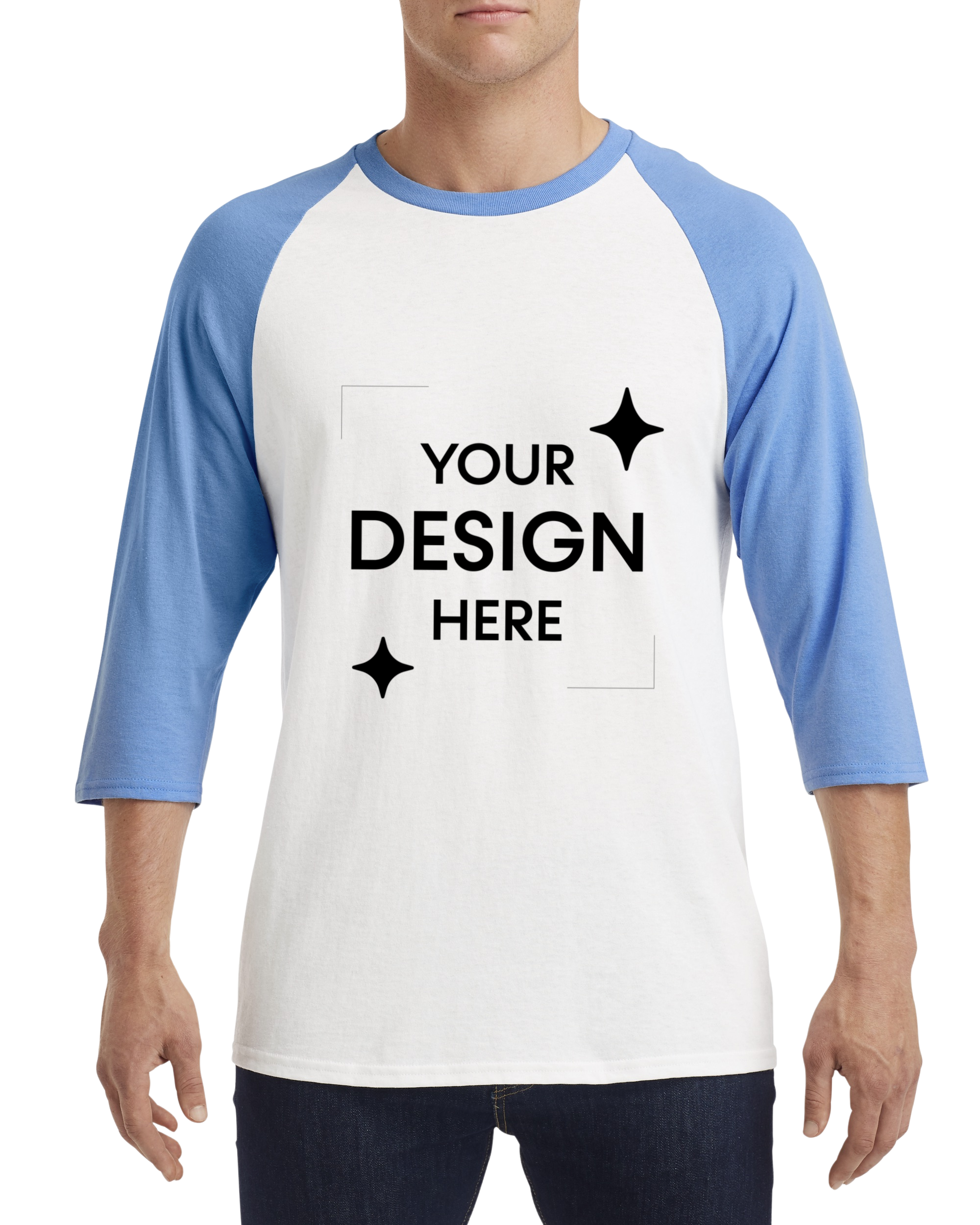 White / Carolina Blue