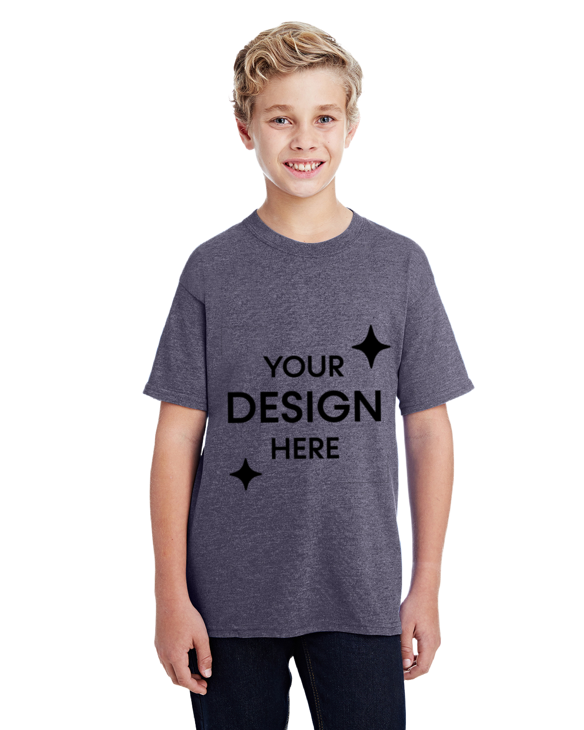 Heather Sport Dark Navy