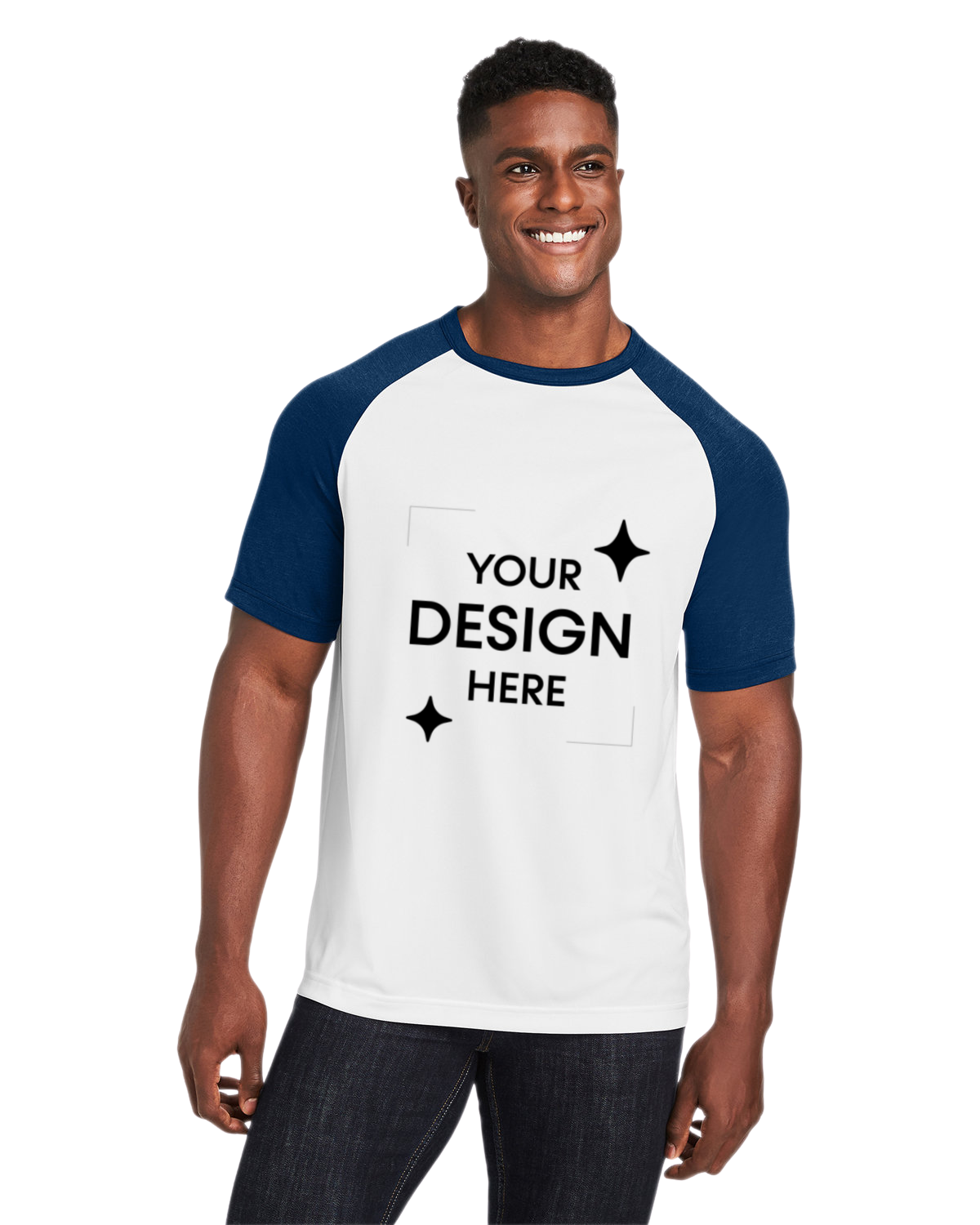 White / Sport Dark Navy Heather