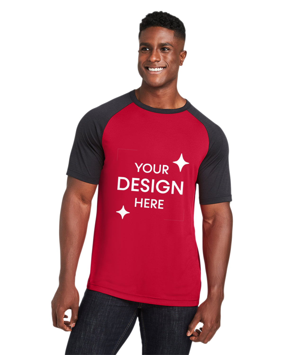 Sport Red / Black Heather