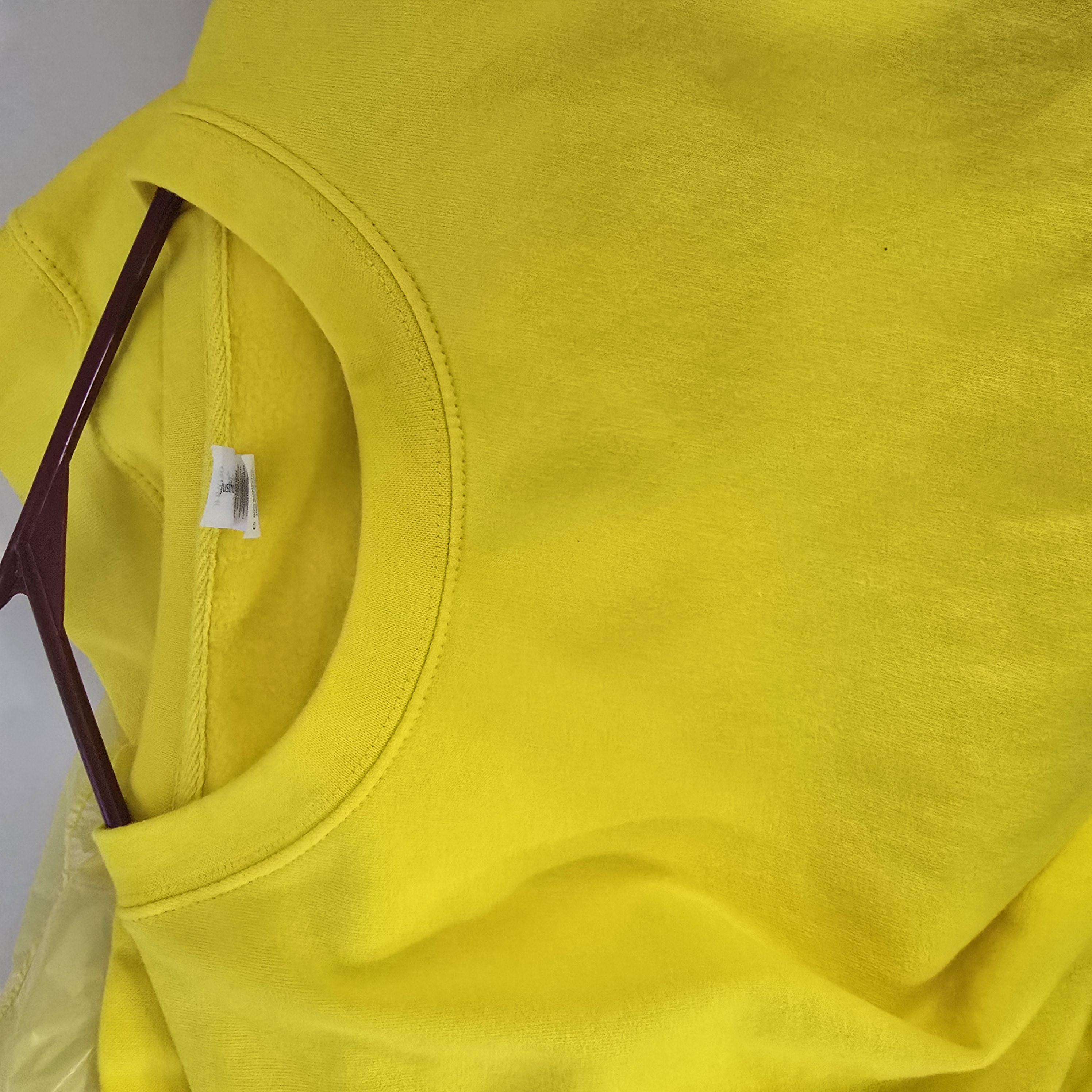 50‘s Half sleeve Sweatshirt Yellow 無地 Womens Oversized Raglan Fleece Crew Sweatshirt - Honey