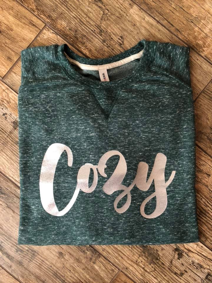Jerzees Unisex Snow Heather French Terry Crewneck Sweatshirt